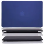 Slim Snap On Hard Shell Protective Case and Keyboard Cover for MacBook Air 13 Inch – Models A1369 & A1466 – Blue