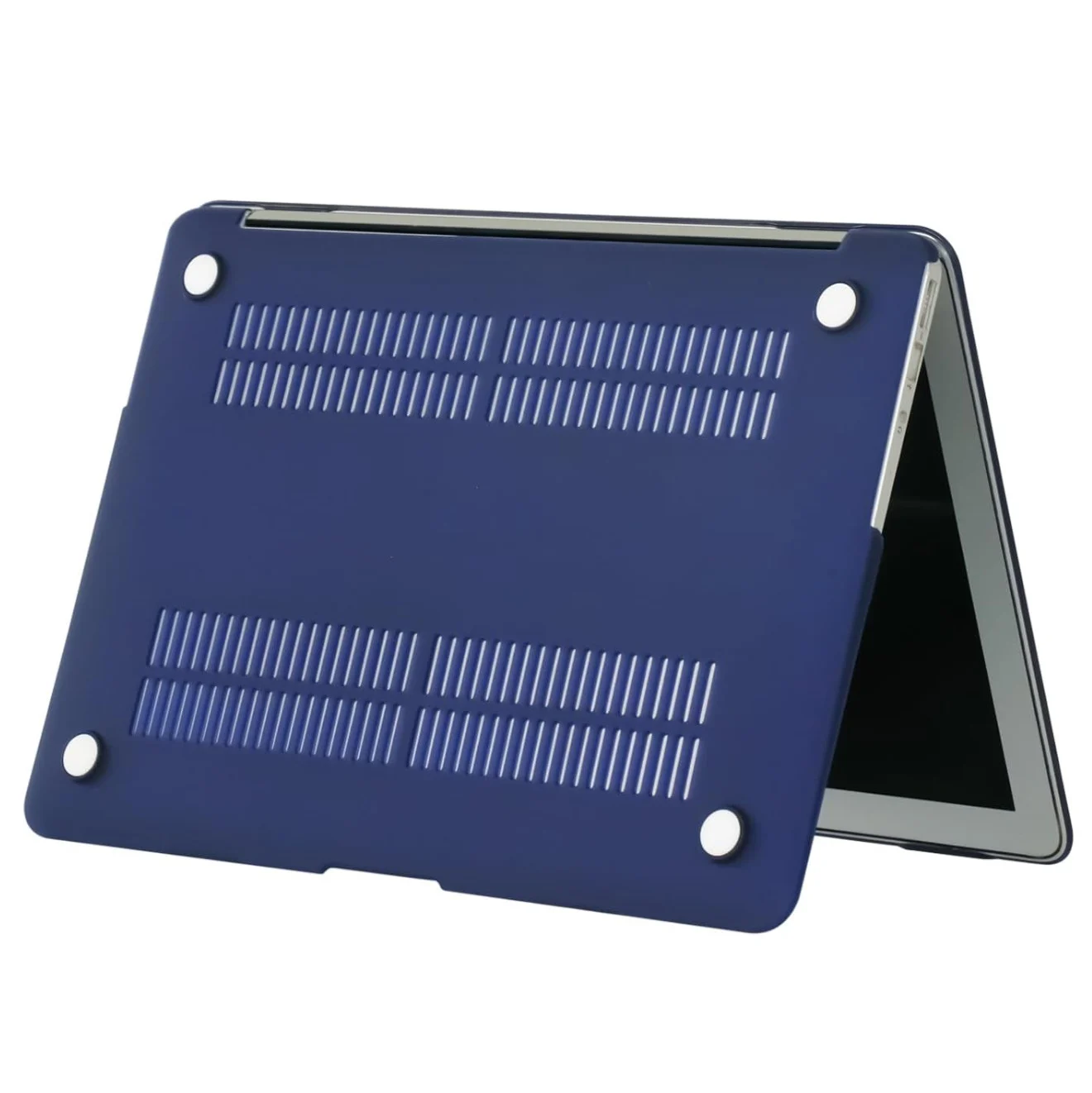 Slim Snap On Hard Shell Protective Case and Keyboard Cover for MacBook Air 13 Inch - Models A1369 & A1466 - Blue3
