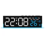USB Powered Digital Alarm Clock with Mood Light