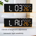 USB Powered Digital Alarm Clock with Mood Light