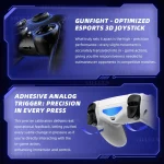 Wireless Bluetooth Gamepad For P4 PC and Steam Deck – White