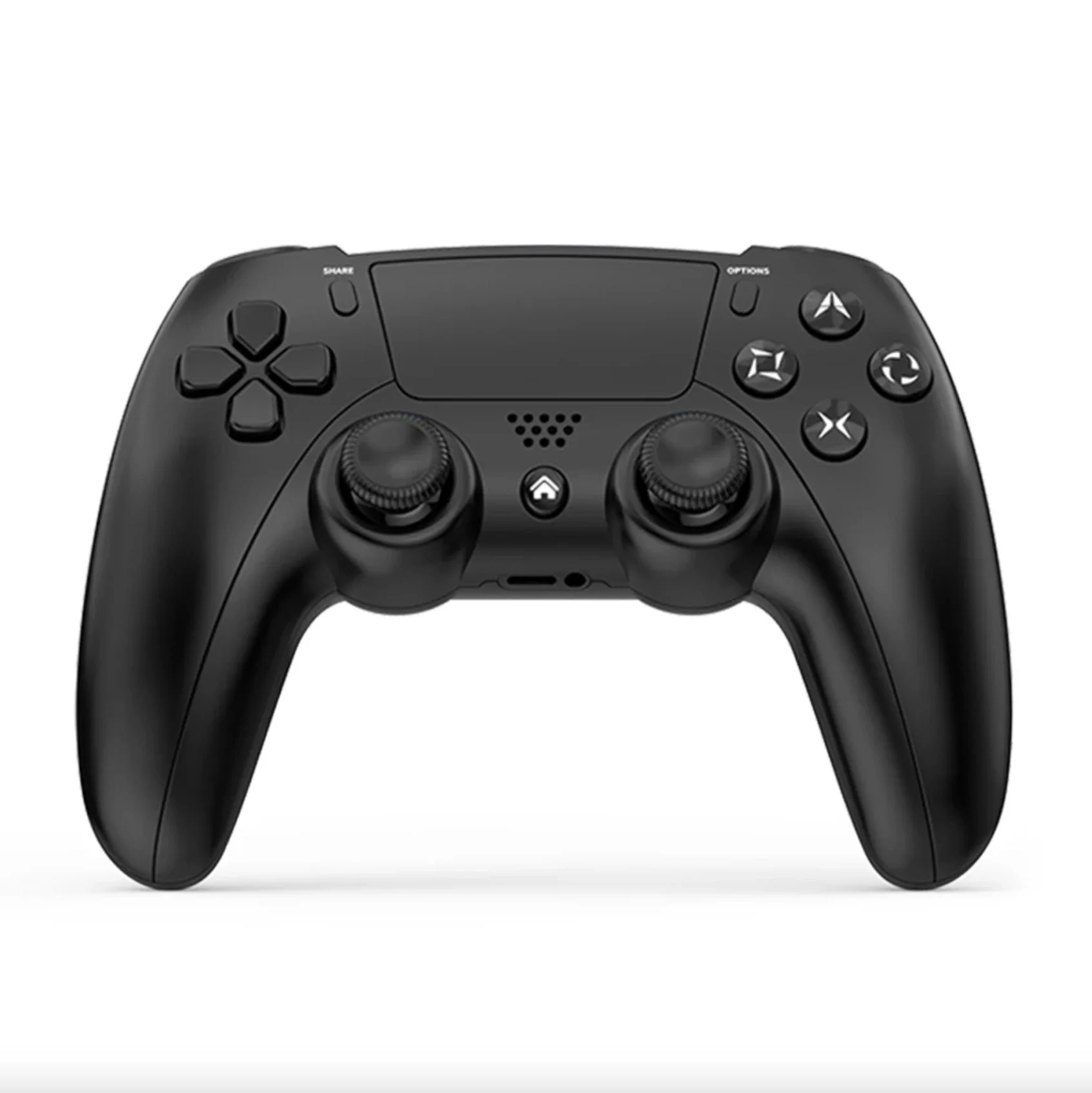Wireless Bluetooth Gamepad For P4 PC and Steam Deck - Black