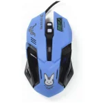 2400DPI Wired Gaming Mouse Color Backlit – Blue:Pink