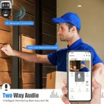 Dual Lense Outdoor 4G Camera Two-way Audio – Auto Tracking – US Plug – 8MP|4MP