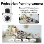Dual Lense PTZ Outdoor Wifi Surveillance Camera – 8MP|4MP6