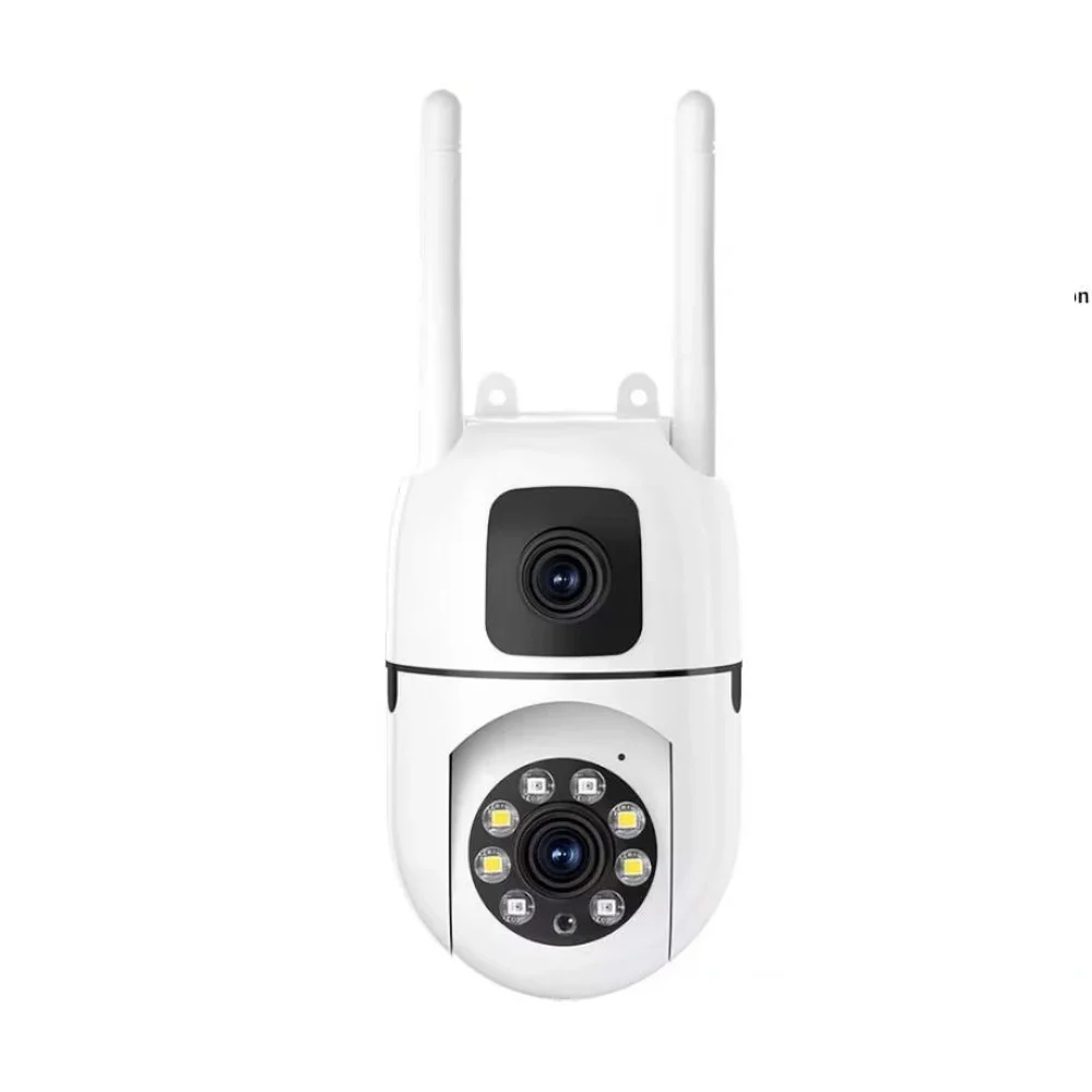 Dual Lense PTZ Outdoor Wifi Surveillance Camera - 8MP|4MP6