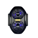 FS01 Dual Fan Rechargeable Mobile Phone Cooler – Black