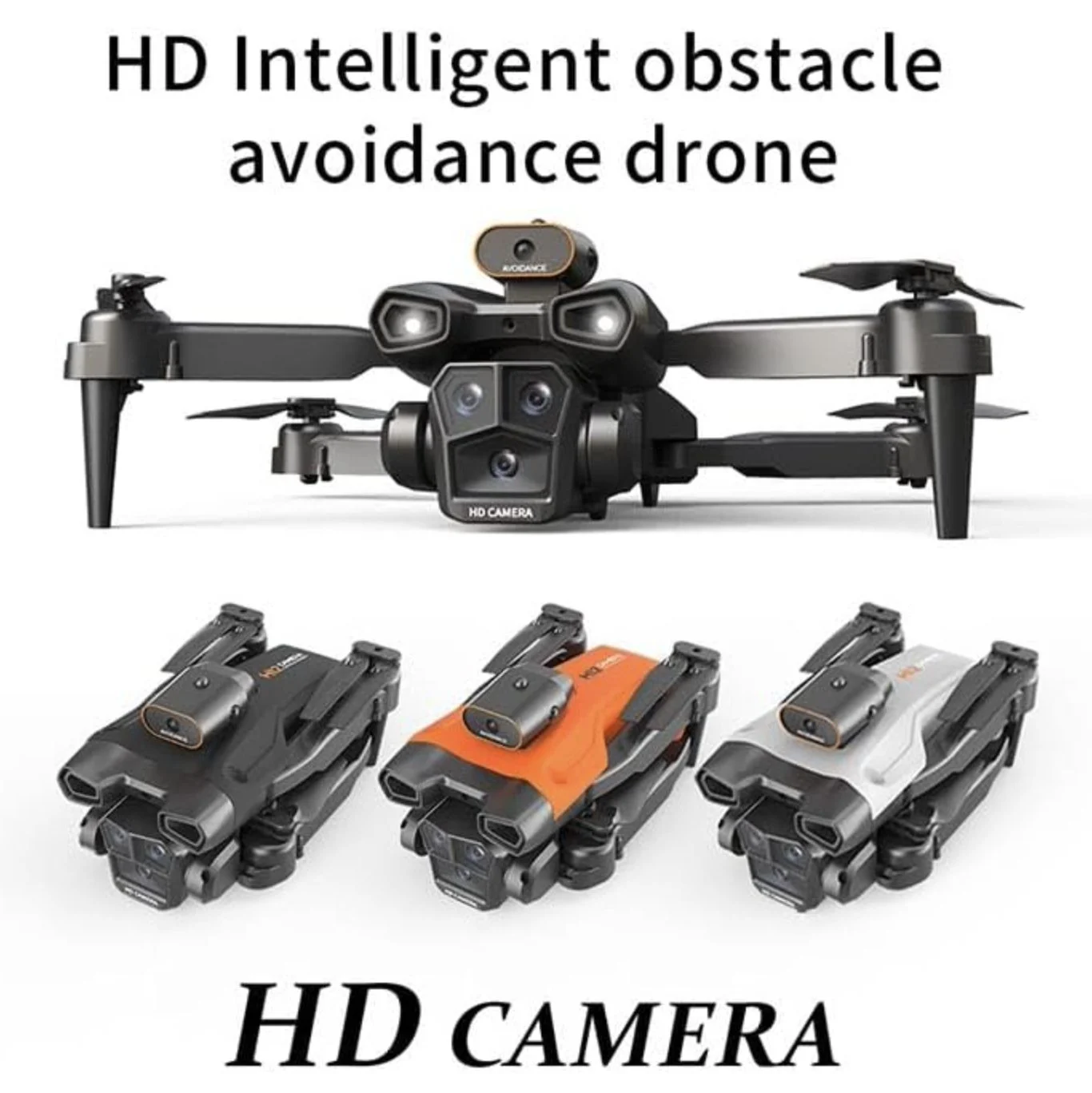 H12 Mini Drone with 3 Camera System - 4k Orange4 H12 Mini Drone with 3 Camera System - 4k Orange4