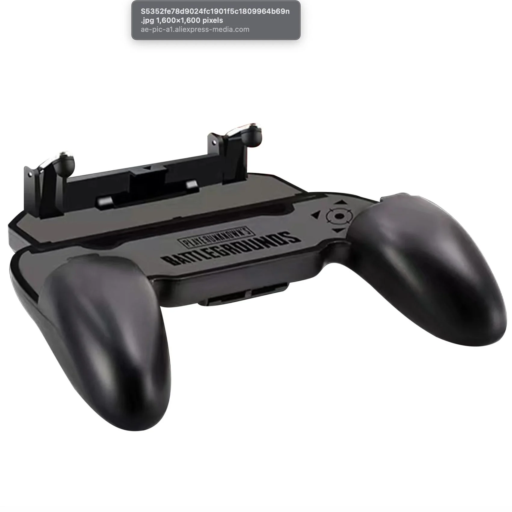 PUBG Style Gamepad and Trigger Controller For Phones - Black2