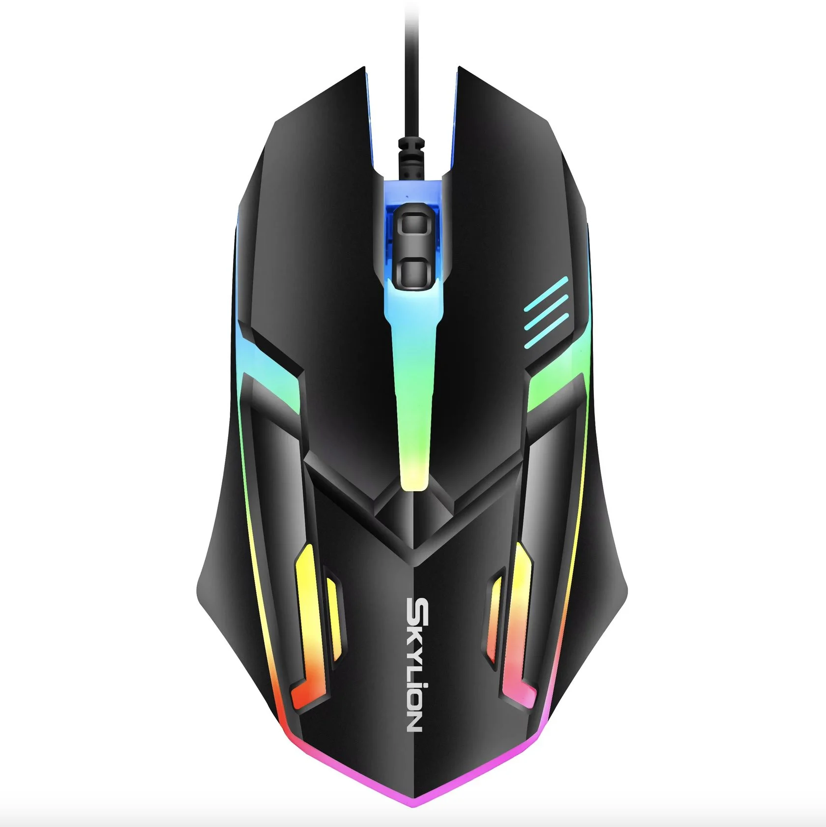 SKYLION F1 Wired 3 Keys Mouse RGB - Black