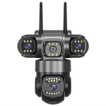 Three Lense Outdoor WiFi Camera AI Tracking – 12MP|8MP|4MP-3