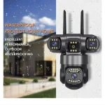 Three Lense Outdoor WiFi Camera AI Tracking – 12MP|8MP|4MP-3