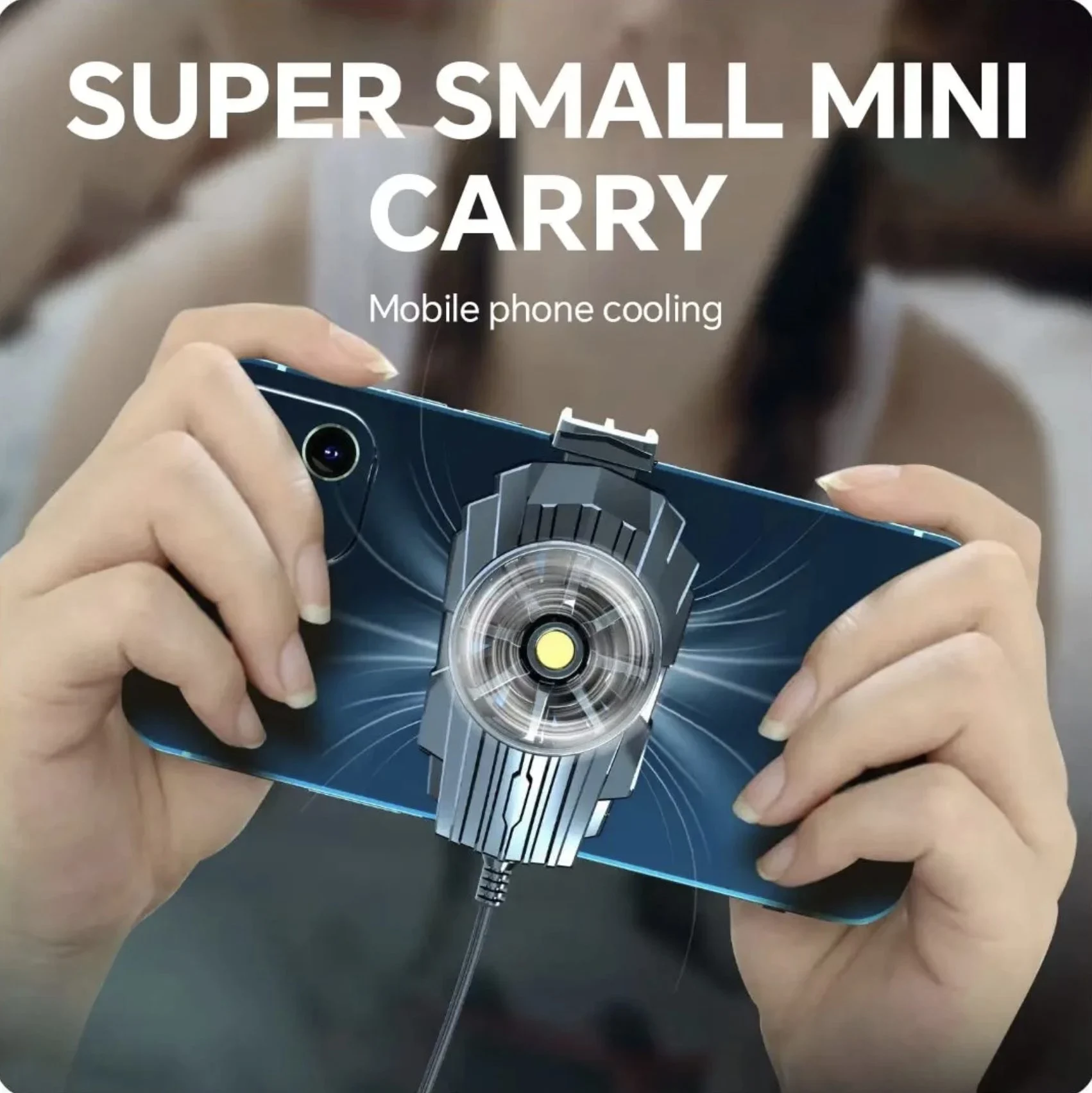 Usb Powered Portable Mini Fan for Mobile Phones - Black2 Usb Powered Portable Mini Fan for Mobile Phones - Black2