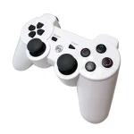 Wireless Bluetooth Rechargeable Analog Controller for P3 Steam Deck PC – Double Shock – White