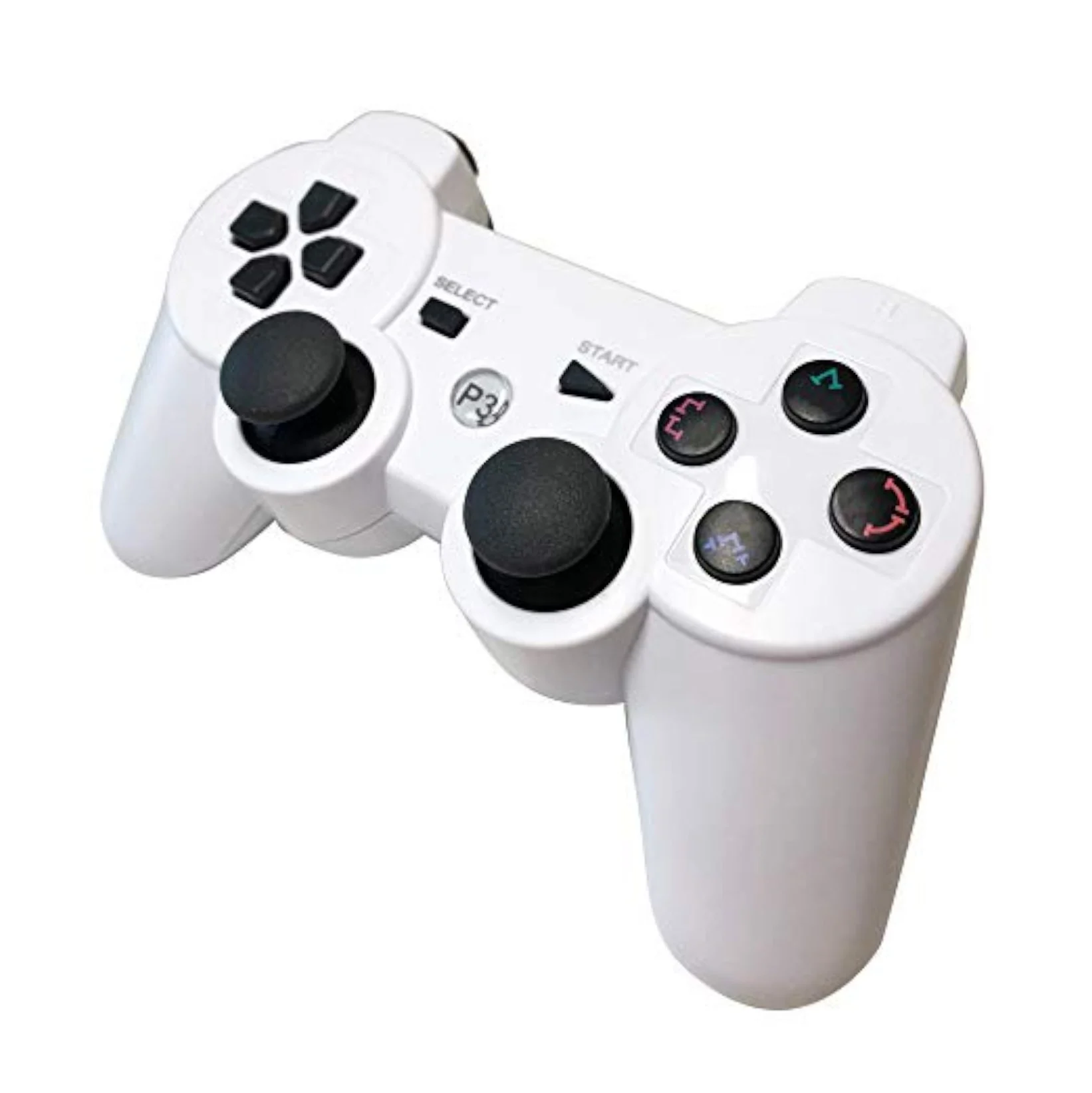 Wireless Bluetooth Rechargeable Analog Controller for P3 Steam Deck PC - Double Shock - White1