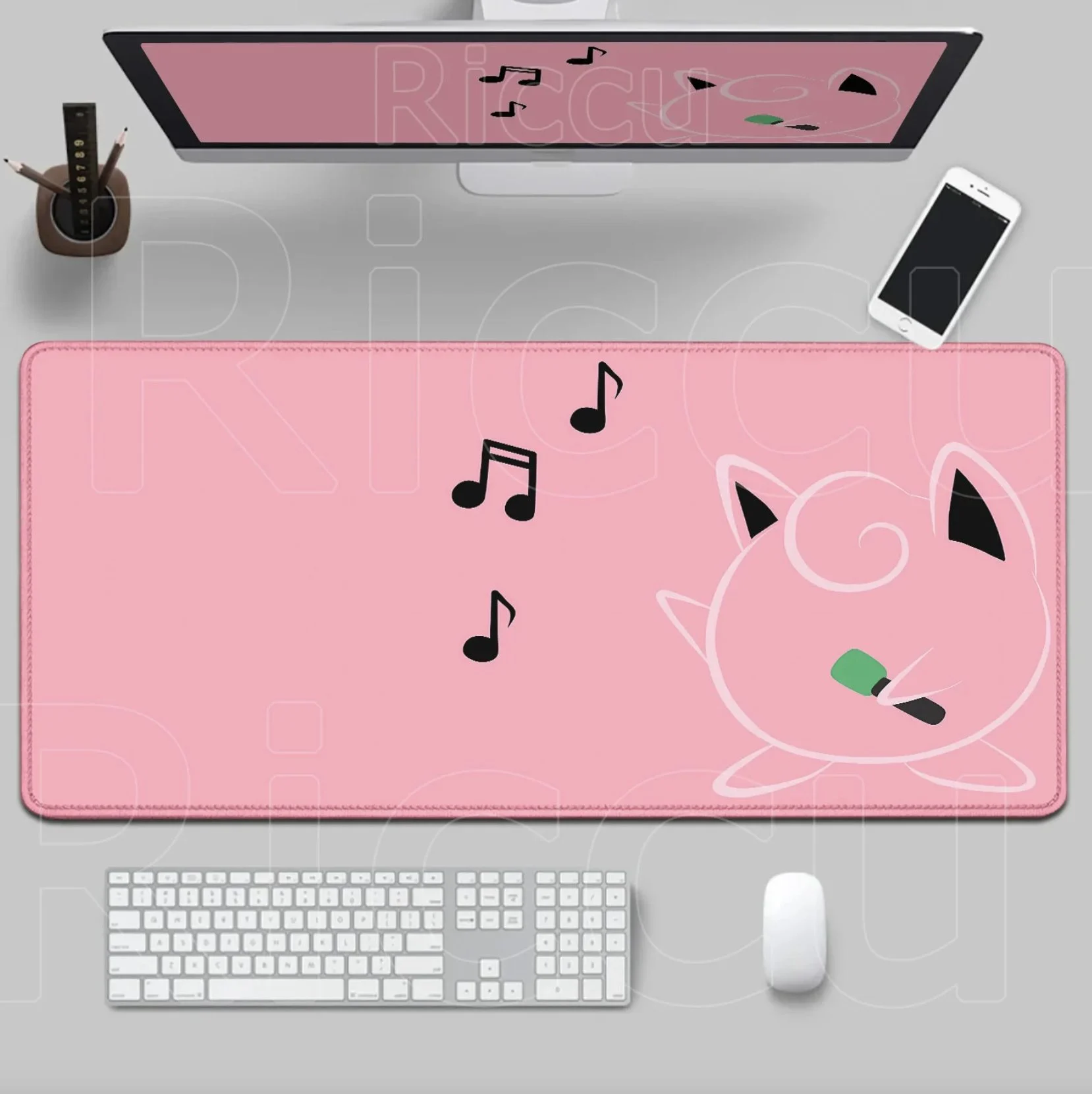 XLarge Gaming Mouse Pad - 300x600x2MM - Pokemon Jigglypuff